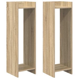 vidaXL Kasviteline Sonoman tammi 30 x 30 x 100 cm K&auml;sitelty puu