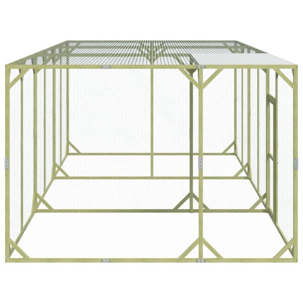 vidaXL Kanankoppi 600x300x200 cm kyll&auml;stetty t&auml;ysi m&auml;nty