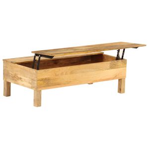 vidaXL Sohvap&ouml;yt&auml; kiinte&auml; mangopuu 110x55x35 cm