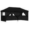 vidaXL Juhlateltta 292 x 580 x 315 cm Musta Oxford-kangas