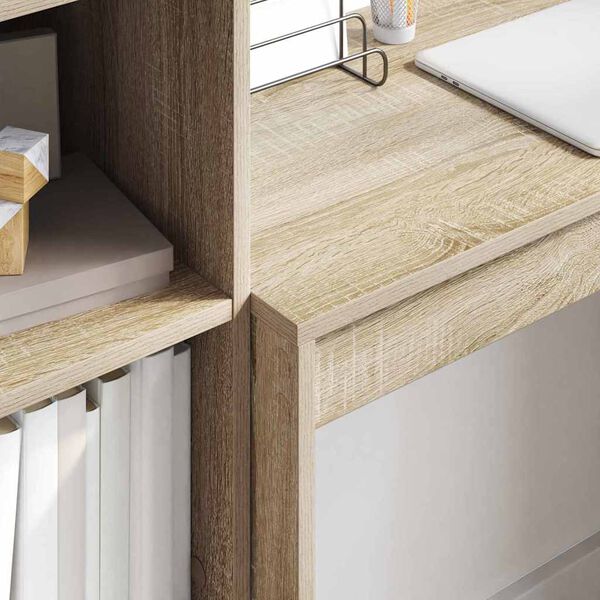 vidaXL P&ouml;yt&auml; laatikon kanssa 2 pcs Sonoman tammi