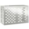 vidaXL Ilmastointilaitteen suoja Hopea 90 x 40 x 60 cm