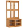 vidaXL Hallin puu SANDNES 87x40x159,5 cm t&auml;ysi m&auml;nty