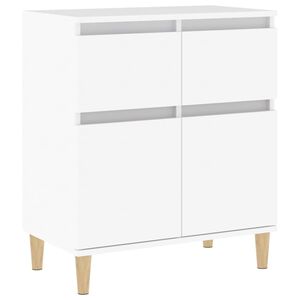 vidaXL Senkki valkoinen 60x35x70 cm tekninen puu
