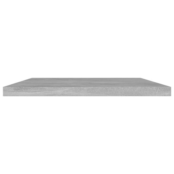 vidaXL Kirjahyllytasot 4 kpl betoninharmaa 60x30x1,5 cm lastulevy