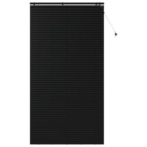 vidaXL Venezia-verho Musta 135 x 250 cm 35 mm