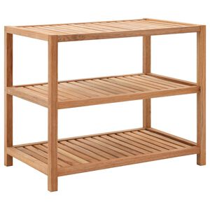 vidaXL Kylpyhuoneen hylly t&auml;ysi p&auml;hkin&auml;puu 65x40x55 cm