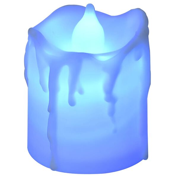 vidaXL Liekitt&ouml;m&auml;t LED-l&auml;mp&ouml;kynttil&auml;t 100 kpl v&auml;rik&auml;s