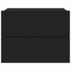 vidaXL Yöpöytä musta 40x30x30 cm tekninen puu