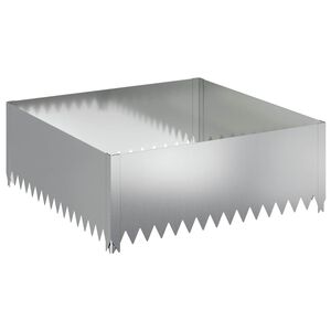 vidaXL Nurmireunus 100 x 100 x 35 cm Ter&auml;s Hopea