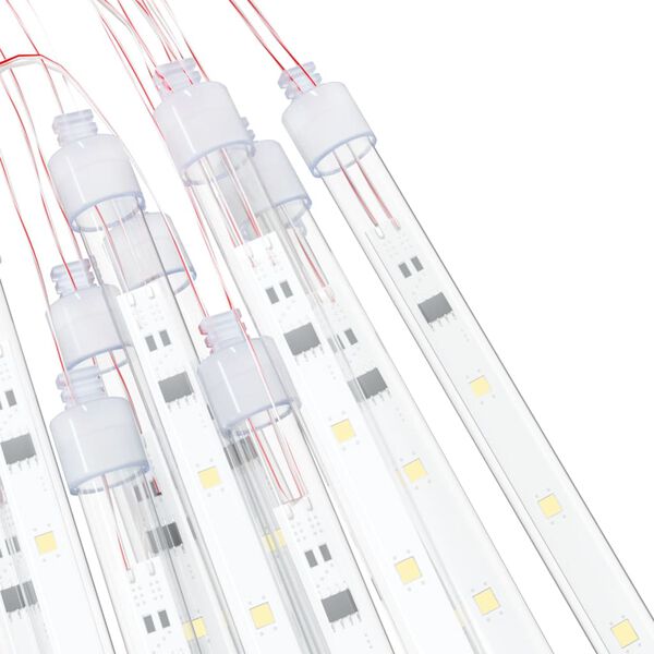 vidaXL Meteorivalot 20 kpl 50 cm 720 x LED l&auml;mmin valkoinen sis&auml;/ulko