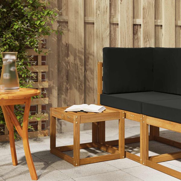 vidaXL Jakkara Penkki Luonnollinen 43 x 43 x 37 cm Tihe&auml; akasiapuu