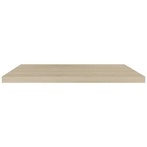 vidaXL Kelluva sein&auml;hylly tammi 90x23,5x3,8 cm MDF