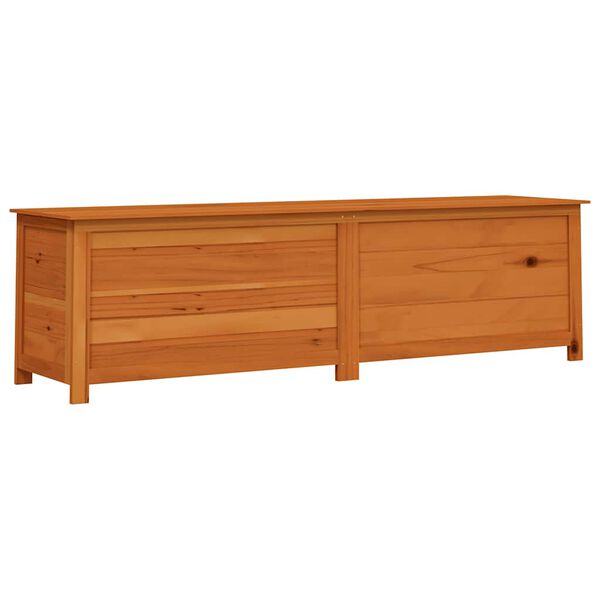 vidaXL Ulkotyynylaatikko ruskea 200x50x56 cm t&auml;ysi kuusi