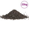 vidaXL Basalttisora 25 kg musta 5-8 mm