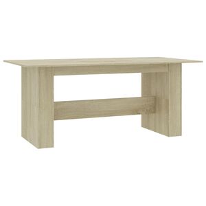 vidaXL Ruokap&ouml;yt&auml; Sonoma-tammi 180x90x76 cm tekninen puu