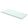 vidaXL Hyllyt 2 kpl kirkas lasi 60x20 cm