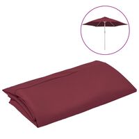 vidaXL Aurinkovarjon vaihtokangas viininpunainen 300 cm