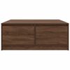 vidaXL sohvap&ouml;yt&auml; laatikoilla ruskea tammi 100x100x40 cm