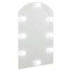 vidaXL Peili LED-valoilla 60x40 cm lasi kaari