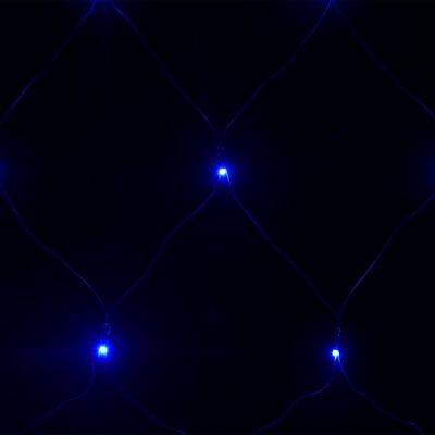 vidaXL Jouluvaloverkko sininen 4x4 m 544 LED-valoa ulos/sisälle