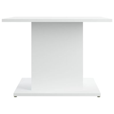 vidaXL Sohvapöytä valkoinen 55,5x55,5x40 cm lastulevy