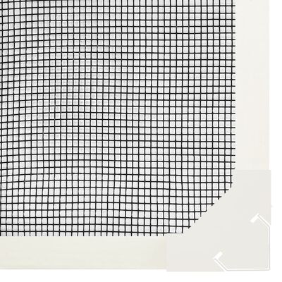 vidaXL Magneettinen hyönteisverkko ikkunaan valkoinen 80x140 cm