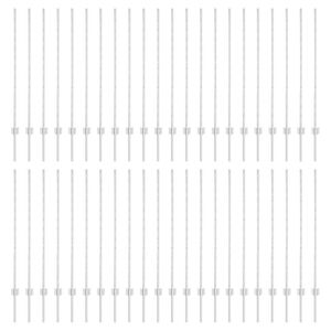 vidaXL Aitalatu 44 pcs Hopea 160 cm Ter&auml;s