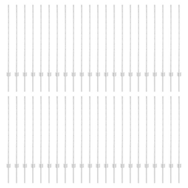 vidaXL Aidan pylväät 88 pcs Hopea 160 cm Teräs