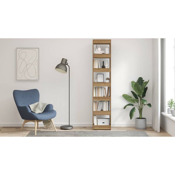 vidaXL kirjakaappi/tilanjakaja Artisan Oak 40x30x198 cm