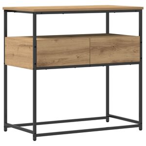 vidaXL Konsolip&ouml;yt&auml; Artisan tammi 75 x 40 x 75 cm Tekninen puu