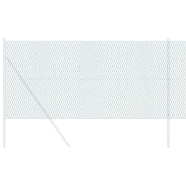 vidaXL Kuusikulmainen aita Vihreä 1.2 x 100 m Teräs