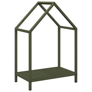 vidaXL Polttopuuteline 40x25x60 cm kylm&auml;valssattua ter&auml;st&auml;