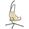 vidaXL Riippuva munatuoli Beige 94 x 107 x 196,5 cm Ter&auml;s
