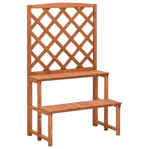 vidaXL Kasviteline s&auml;leik&ouml;ll&auml; 70x42x115 cm t&auml;ysi kuusi