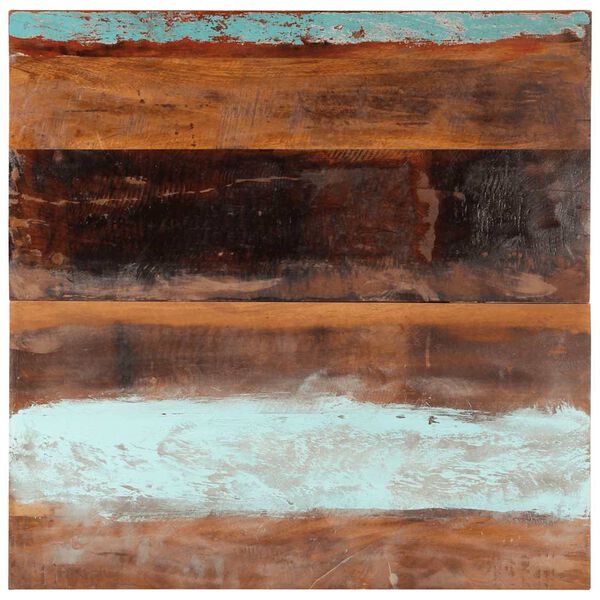 vidaXL Neliönmuotoinen pöytälevy 80x80 cm 25-27 mm täysi kierrätyspuu