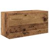 vidaXL Kylpyhuoneen sein&auml;kaappi vanha puu 60x25x30 cm tekninen puu