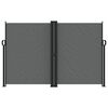 vidaXL Sis&auml;&auml;nvedett&auml;v&auml; sivumarkiisi antrasiitti 160x1200 cm