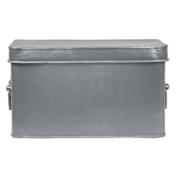 LABEL51 S&auml;ilytyslaatikko Media 27x21x16 cm L antiikkinen harmaa