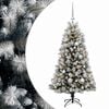 vidaXL Saranallinen tekojoulukuusi koristepalloilla 120 cm 150 LEDi&auml;