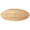 vidaXL P&ouml;yt&auml;levy 140x60x2 cm massiivipuuta tammi soikea