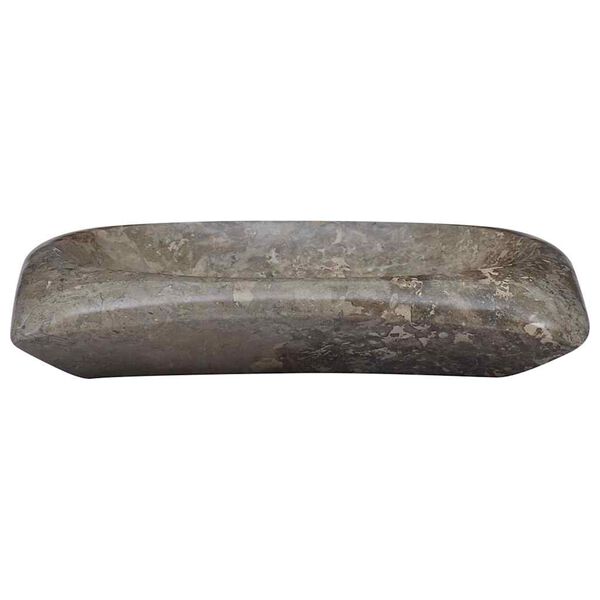 vidaXL Pesuallas harmaa 50x35x10 cm marmori