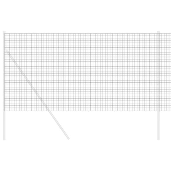 vidaXL Hitsattu lankaa Harmaa 1.2 x 25 m Teräs