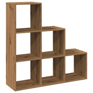 vidaXL Huoneenjakaja&nbsp;3 tasoa&nbsp;artesaani tammi 99x29x99 cm tekninen puu
