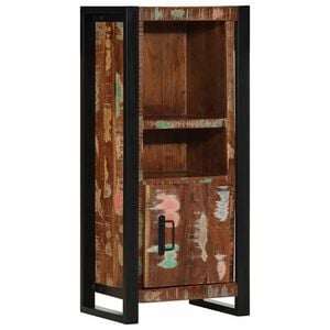 vidaXL Kylpyhuonekaappi 40x30x90 cm Kierr&auml;tetty massiivipuu