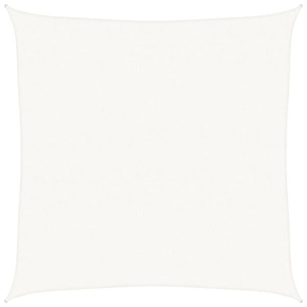 vidaXL Aurinkopurje 160 g/m&sup2; valkoinen 7x7 m HDPE