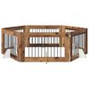 vidaXL Koiraportti jaloilla 6 pcs Vanha puu 100 x 60 cm Tekninen puu