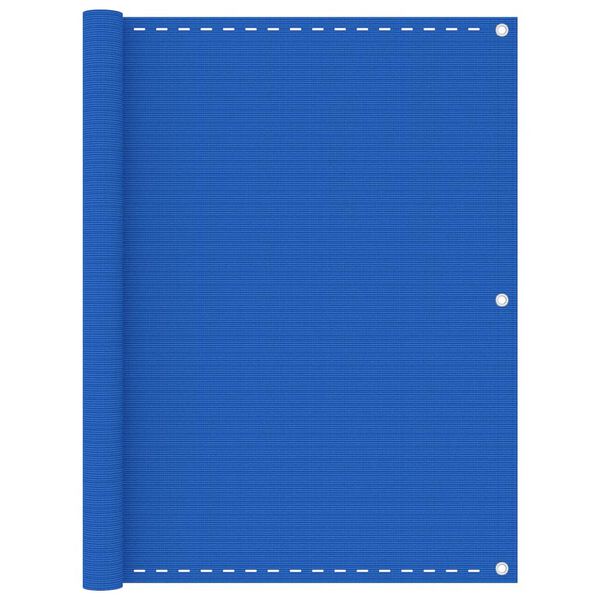 vidaXL Parvekkeen suoja sininen 120x400 cm HDPE