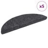 vidaXL Porrasmatot itseliimautuvat 5 kpl 56x17x3 cm tummanharmaa puolipy&ouml;re&auml;