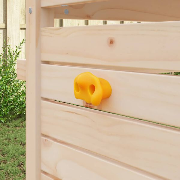 vidaXL Kiipeilyk&auml;si 12 pcs Keltainen 100 x 67 x 43 mm PP